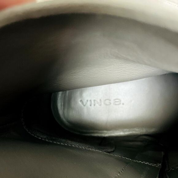 Vince Hela Suede Zip Boot Woodsmoke Gray Ankle Size 10 Quiet Luxury EUC - Picture 4 of 9